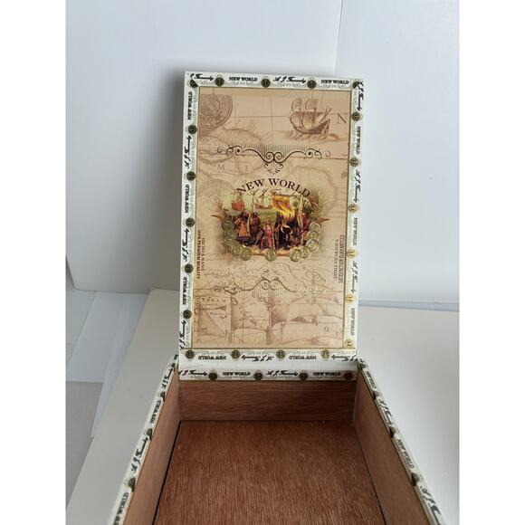 Cigar Boxes Empty 2 A.J. Fernadez Esteli Nicaragua New World Brand 7.5 x 5 x 2.5 - Picture 5 of 11
